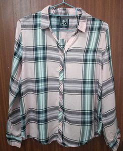 DN MX Plaid Button-Up Shirt