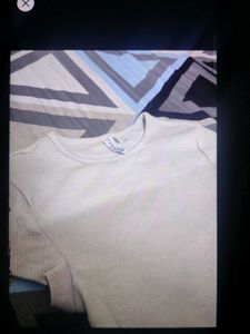 Beige H&amp;M Top