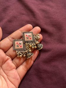 Oxidised Earrings Combo Set