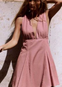 ZARA Dusty Rose Mini Dress