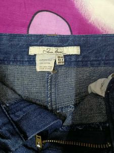 Jam Basic Dark Wash Denim Mini Skirt