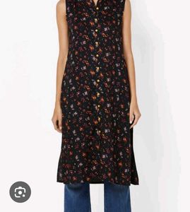 Fusion Printed Summer Kurti Top Office College