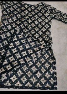 Elegant Garara With Embroided Kurti And Dupatta