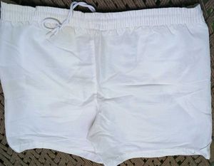 Adidas White Athletic Shorts