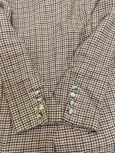 Women Vintage Houndstooth Blazer