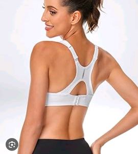 White Sports Bra
