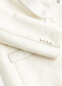 H&amp;M Cowl Neck Satin Viral Blazer