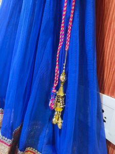 Women Designer Pink Blue Lehenga