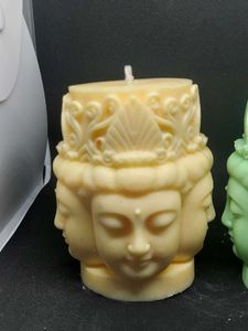 Buddha Head Candle