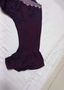 Dark &amp; Light Purple Contrast 3 PC.suit