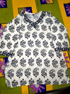 Floral Print Tunic Top