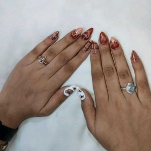 Cute Bear Nail Art