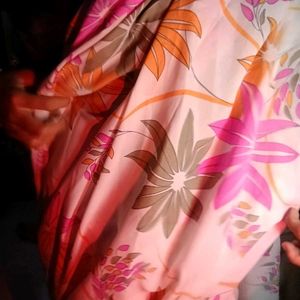 Beautiful Floral Printed Saree
