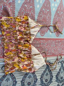 Floral Print Crop Top