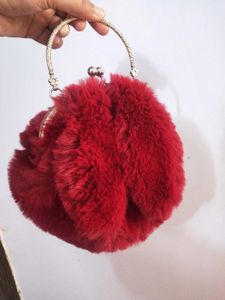 Faux Fur Clutch