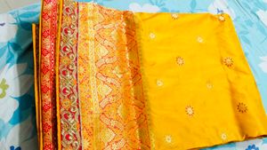 Only One Time Wear Saree.