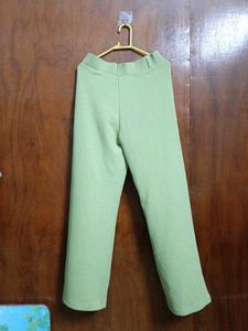 Light Green Women’s Straight Leg Trousers