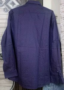 ColorPlus Purple Plaid Shirt XL