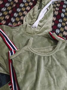 Olive Green Lounge Set