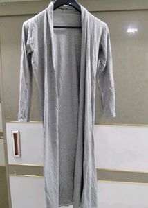 Combo Of Grey Shrug &amp; Bodycon Dress