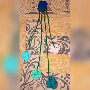 Trending Totally New Floral Crochet Hair Accessory