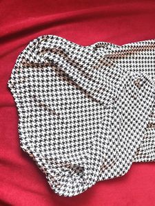 Houndstooth Print Top