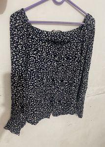 Great vintage condition Printed Square Neck Top