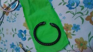 Men&#39;s Adjustable With  Pin Black Braided Bracelet