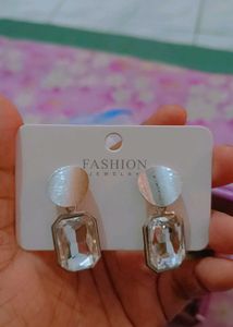 Korean Style Silver Plated Earrings
