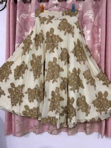 Floral Print Midi Skirt