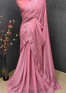Pink Saree