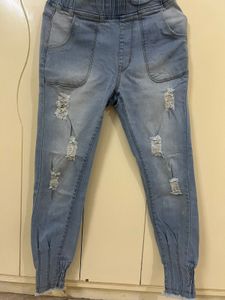 Funky Blue boyfriend jeans