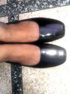 Black Formal Party Club Jutti With Weared Socks