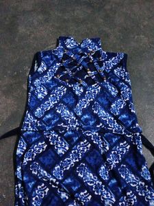 Red &amp; White Floral Kurta