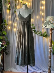 Olive Green Midi Dress