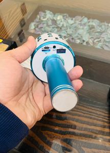 BLUETOOTH MIC AND SPEAKER WITH RADIO, Aux Support