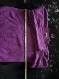 Purple Sweater Top