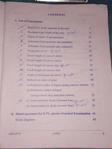 II PUC Physics Lab Handbook