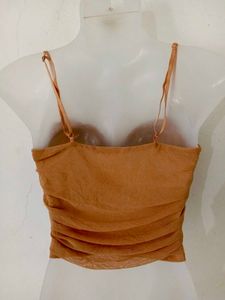NUDE RUCHED TOP