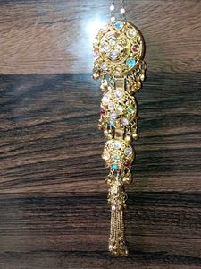 Ornate Gold-Tone Hair Accessory