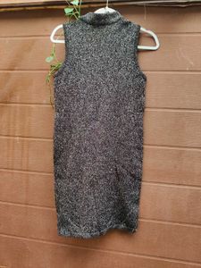 Shimmery Woolen Dress