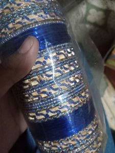 Blue &amp; Gold Bangles