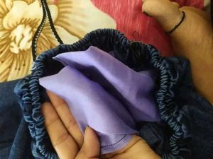 Denim Joggers with top