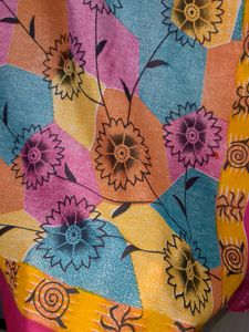 Multicolored Daily Use Saree