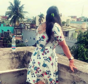 This Is Floral White  One Piece Dress Buy From Shop Ranchi This Is Very Comfortable