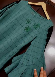 Sea Green Top For Girl Or Women 34 Bust