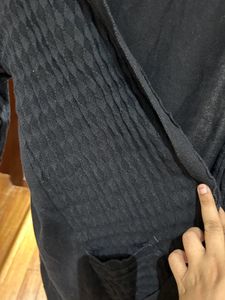 Black Knit Cardigan