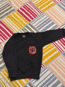 Black Graphic Sweatshirt