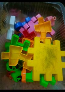 Combo Of Toys Puzzle Badminton And One Bird