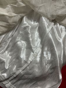 White Pleated Top